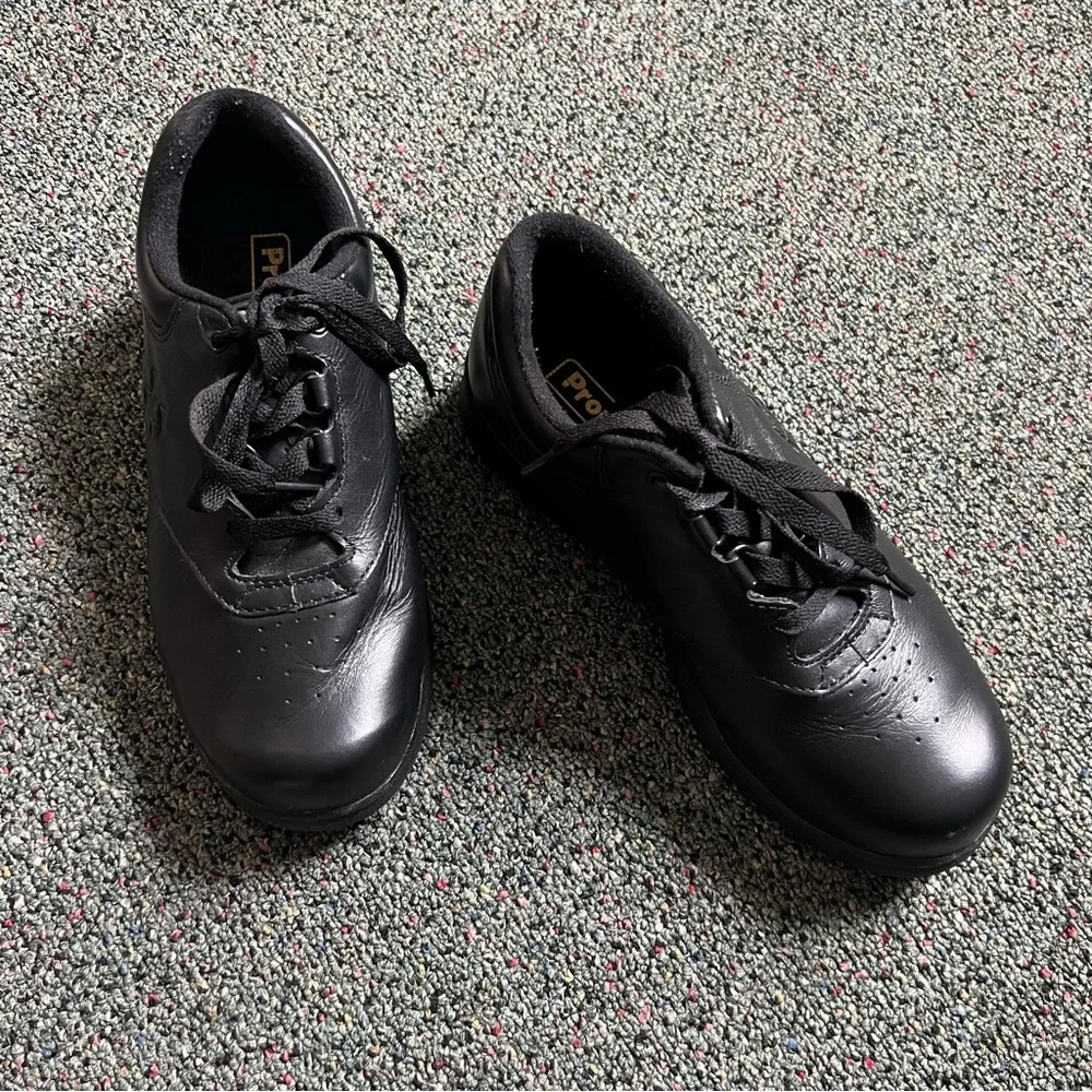 PROPET Black Vista Lace-Up Walker W3910 Oxford Leather Comfort Shoes Sz 8 XX(4E) - Picture 15 of 16